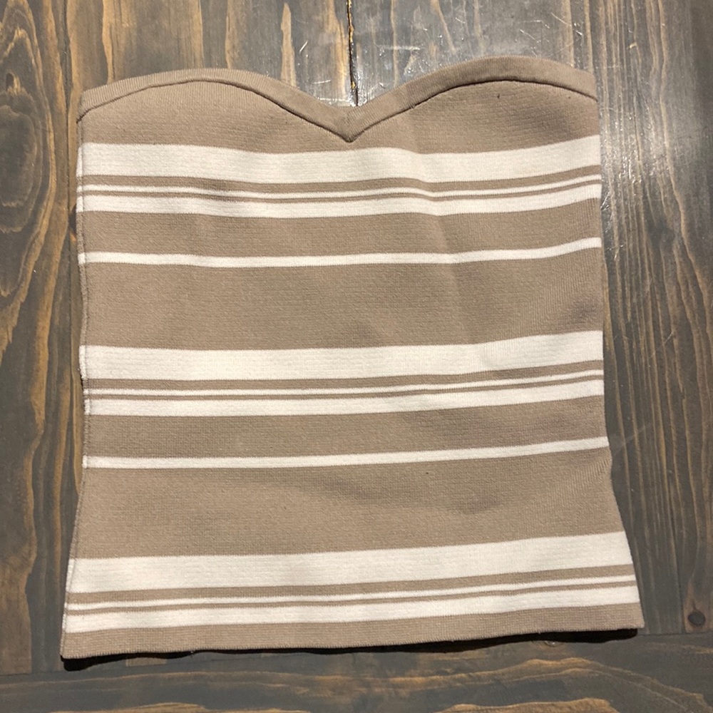 Babaton Striped tube top